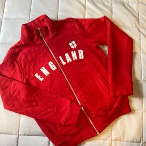 FCUK England Zip-Up Sweater